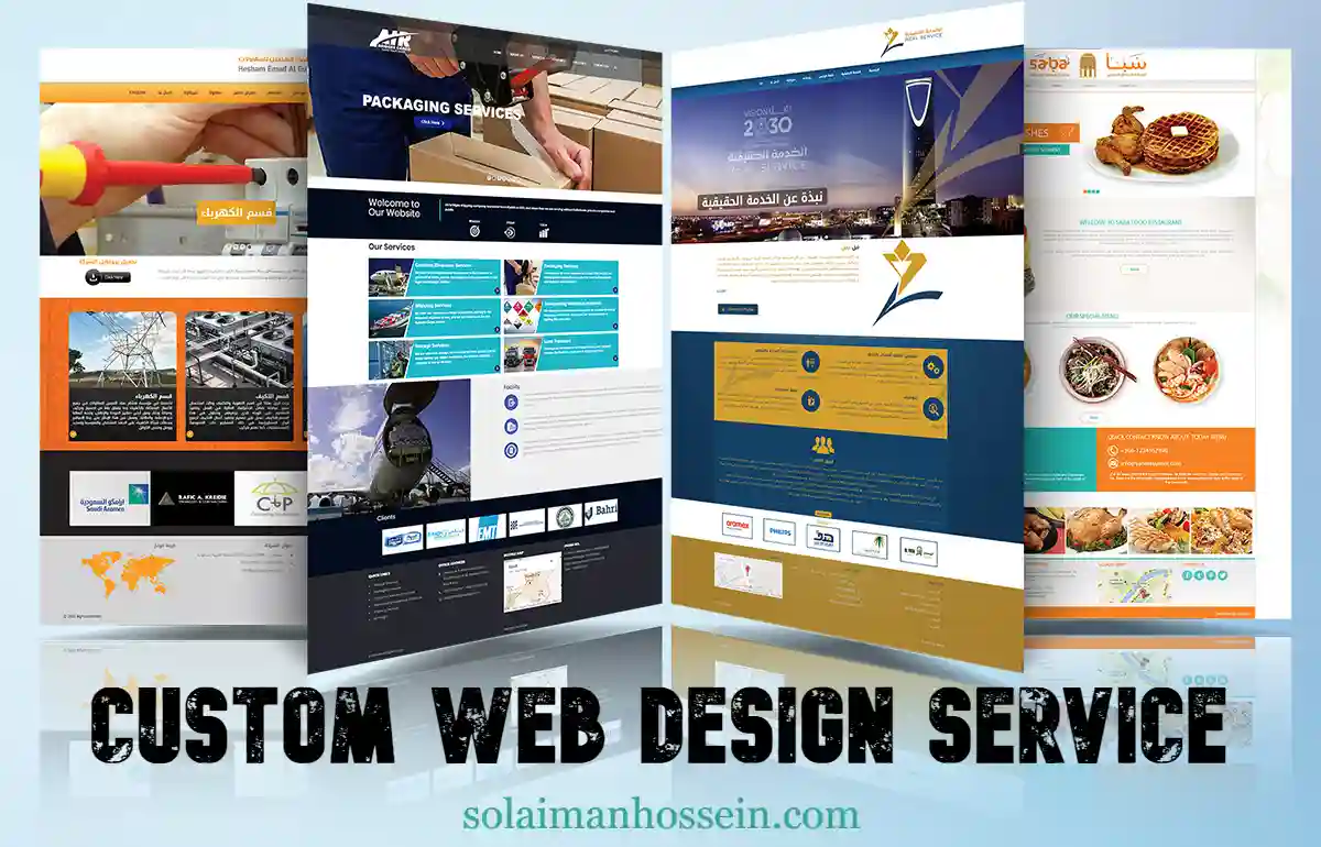 Custom web design service