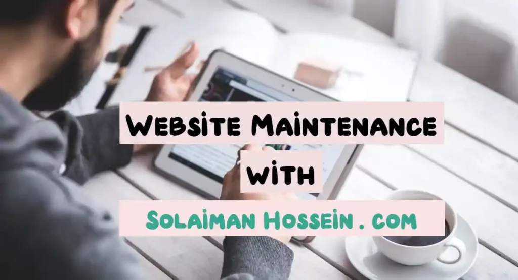 Website Maintenance